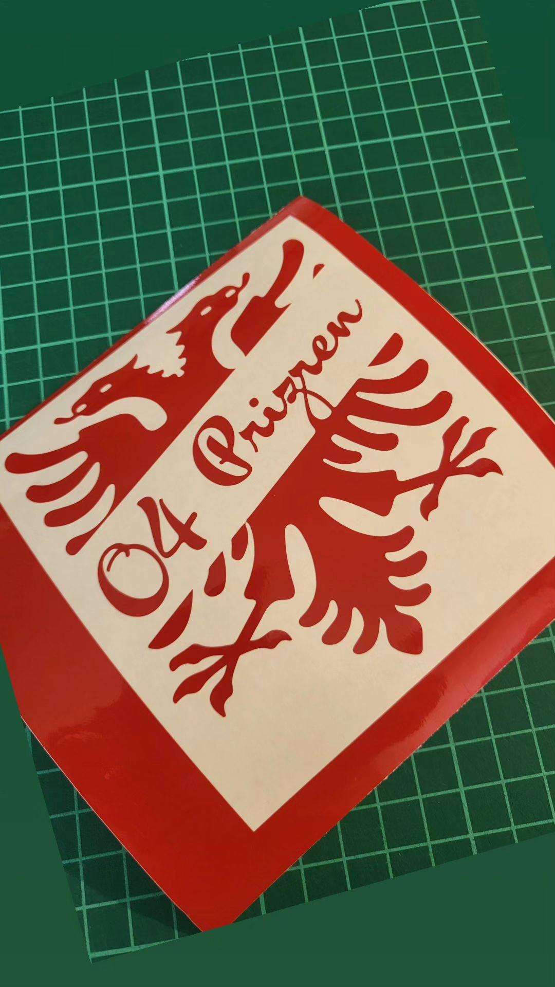 Shqipojna/Stadt Sticker