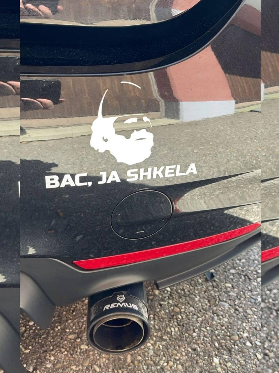 Bac ja Shkela Sticker