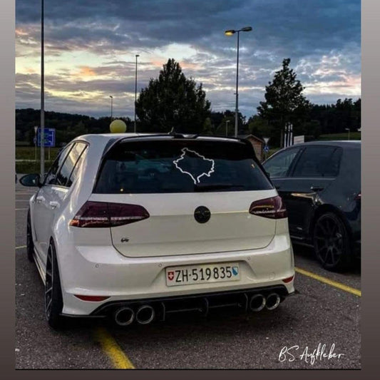 KS Umriss Heckscheiben Sticker