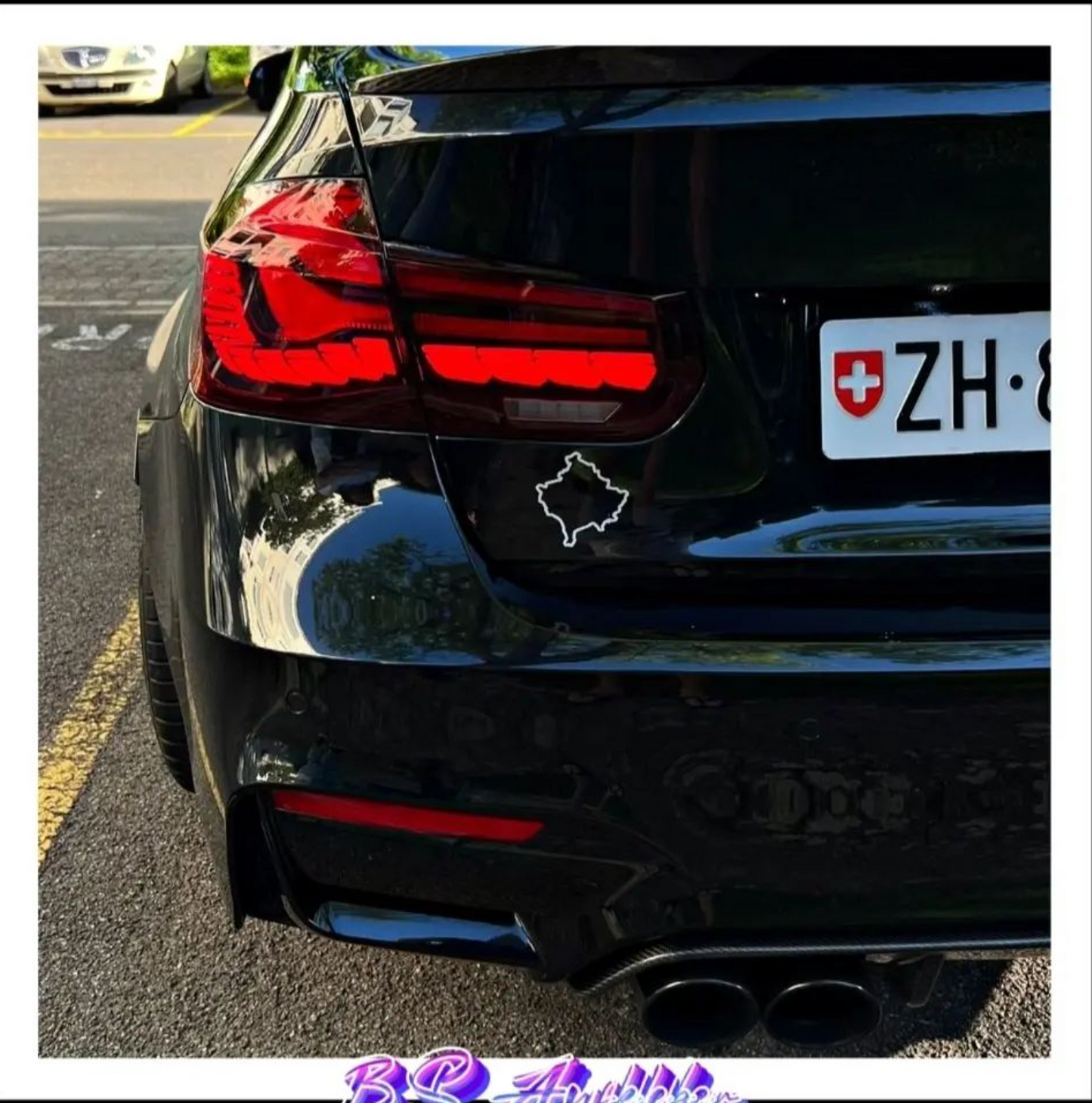 Kosovo Umriss Sticker