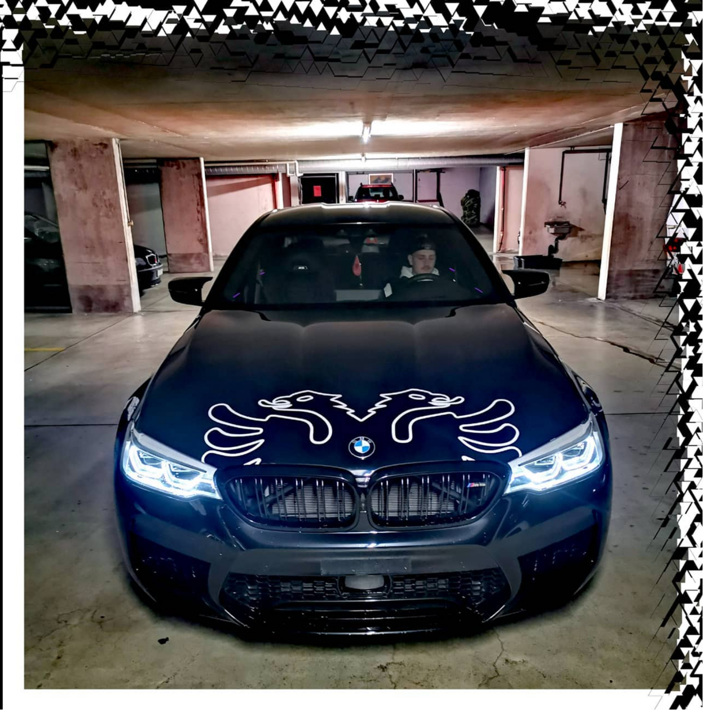 Albanischer Adler für Front