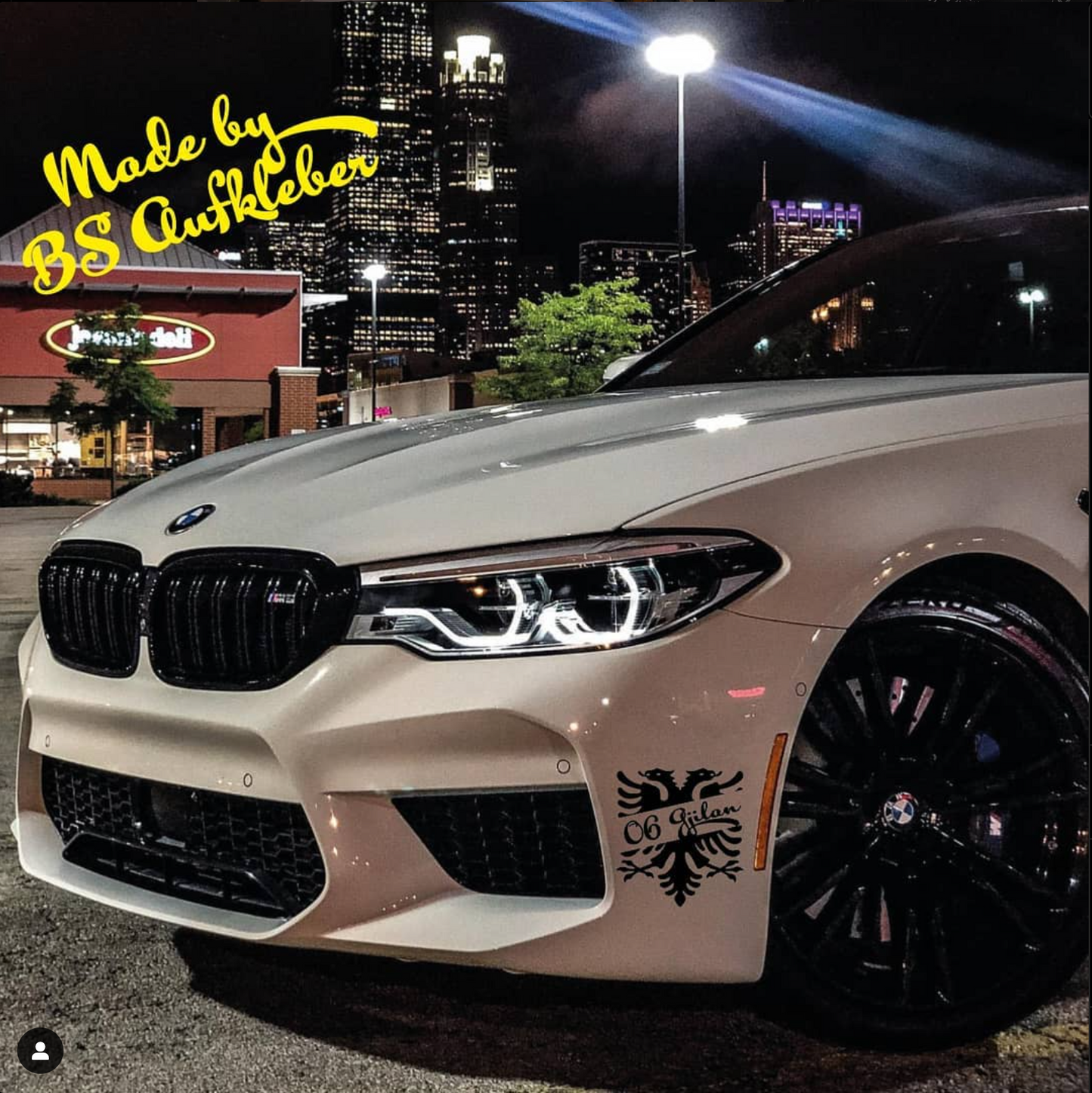 Shqipojna/Stadt Sticker