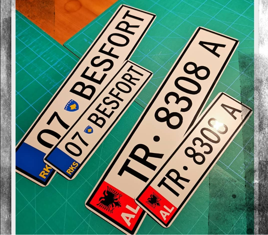 Albania Einlegeschilder