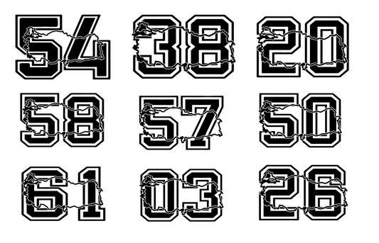 Türkei Zahl Sticker