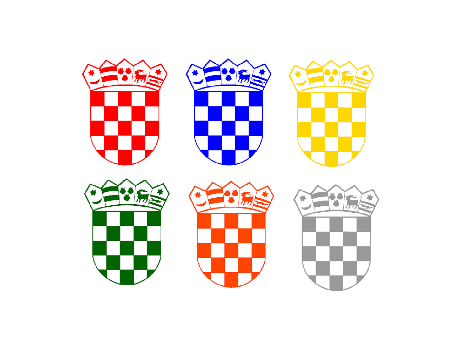 Kroatien Logo Sticker