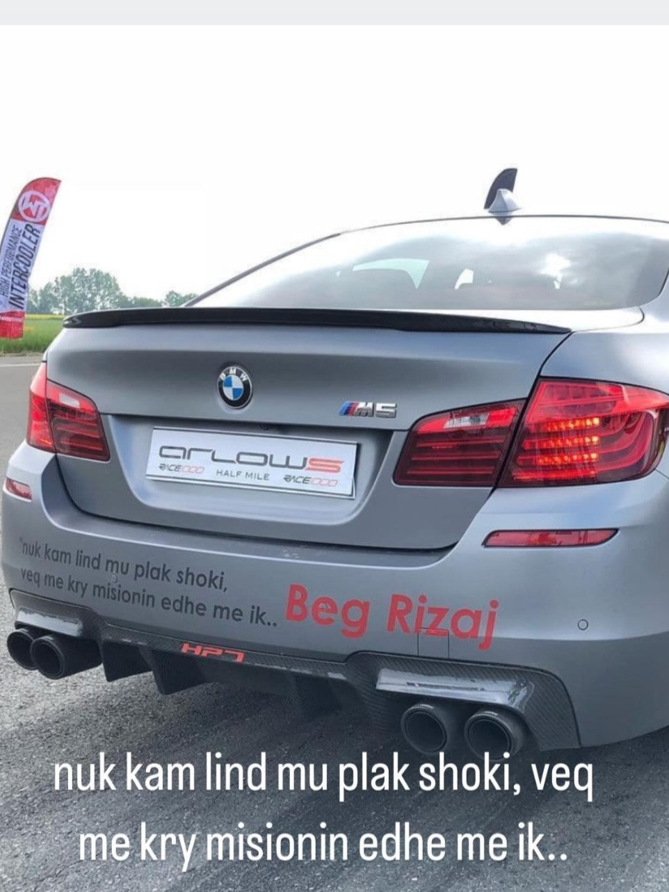 Nuk kam lind mu plak shoki Sticker