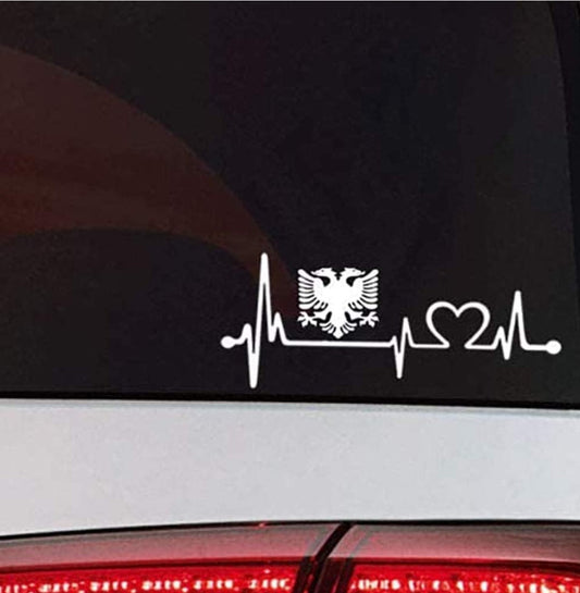 Herzschlag Albania Sticker 2